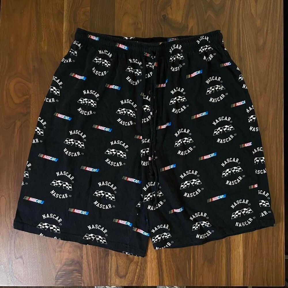 Nascar Cotton Shorts Sleep Racing Logo Funny Men's Medium